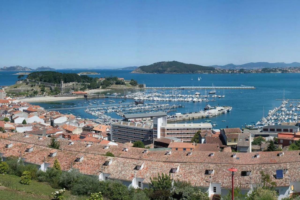 Inmejorables Vistas A Las Islas Cies Baiona Exterior foto